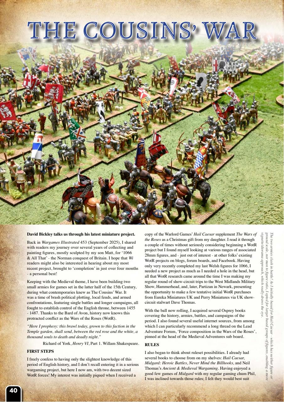 Wargames Illustrated Preview Pages
