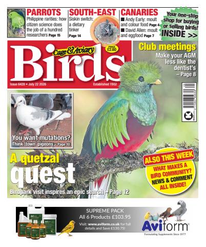 Cage & Aviary Birds issue 22nd July 2026
