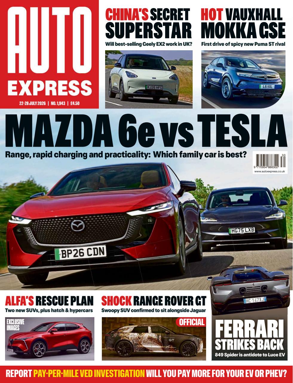 Auto Express Preview Pages