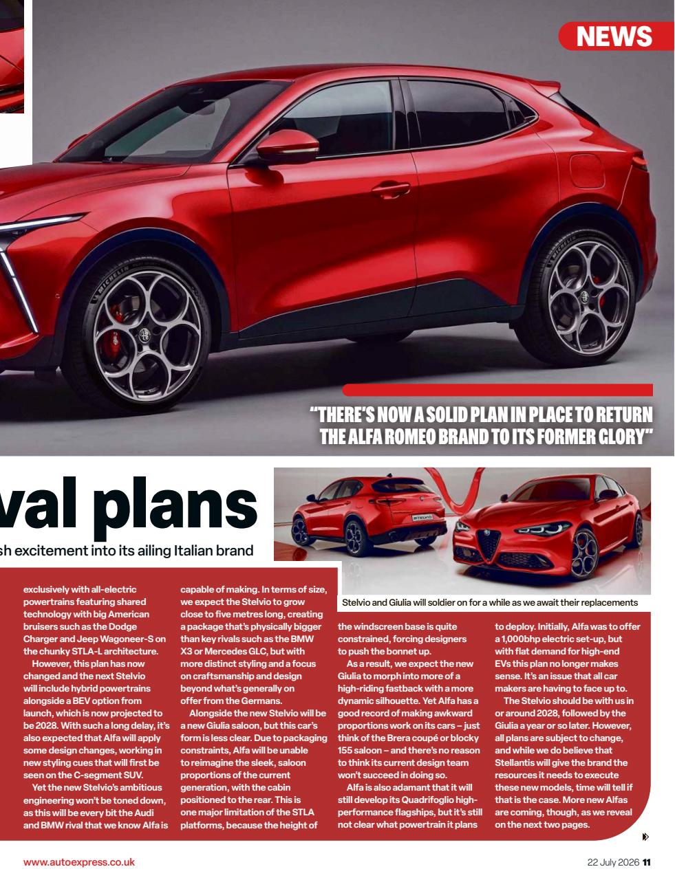 Auto Express Preview Pages