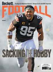 Beckett Football Magazine Complete Your Collection Cover 1
