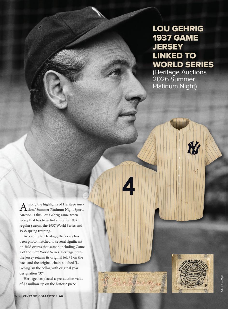 Beckett Vintage Collector Magazine Preview Pages