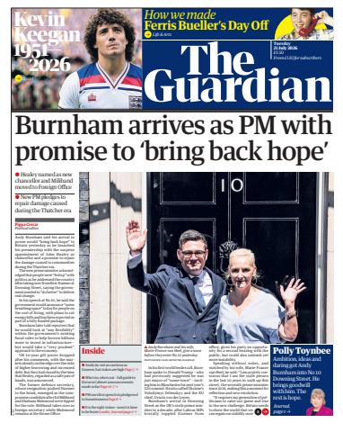 The Guardian Newspaper issue Tuesday, 21 July 2026