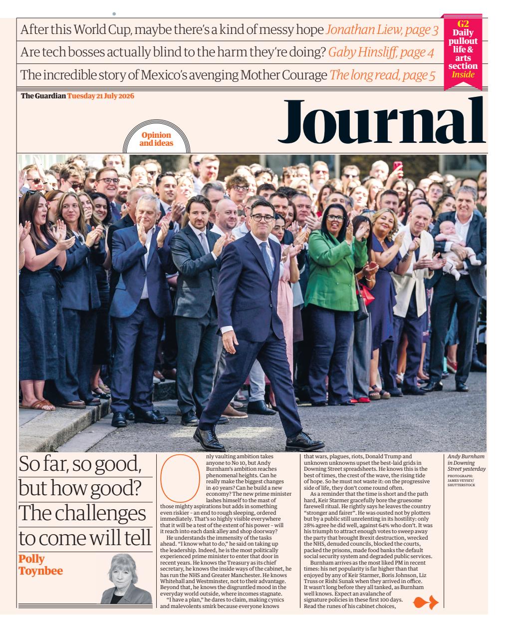 The Guardian Newspaper Preview Pages