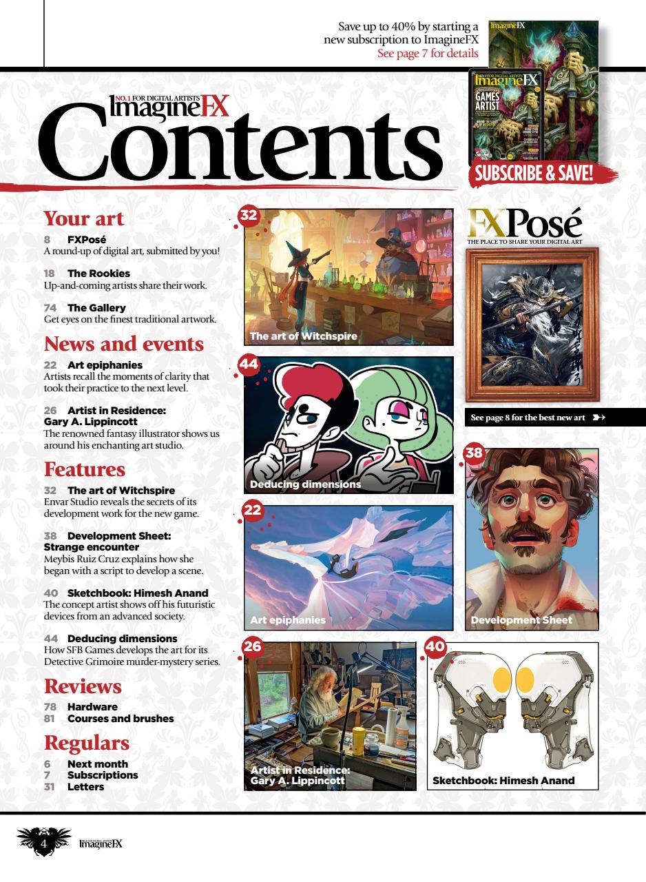 ImagineFX Preview Pages