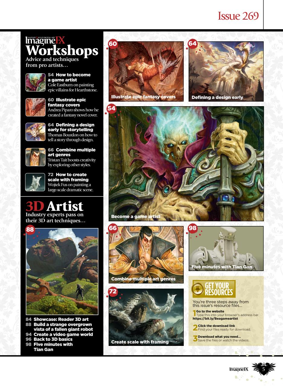 ImagineFX Preview Pages
