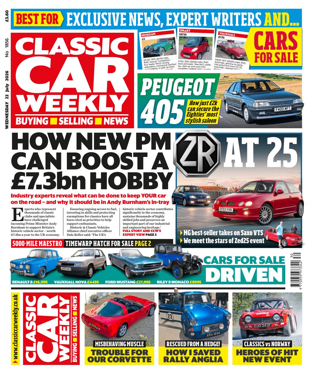 Classic Car Weekly Preview Pages