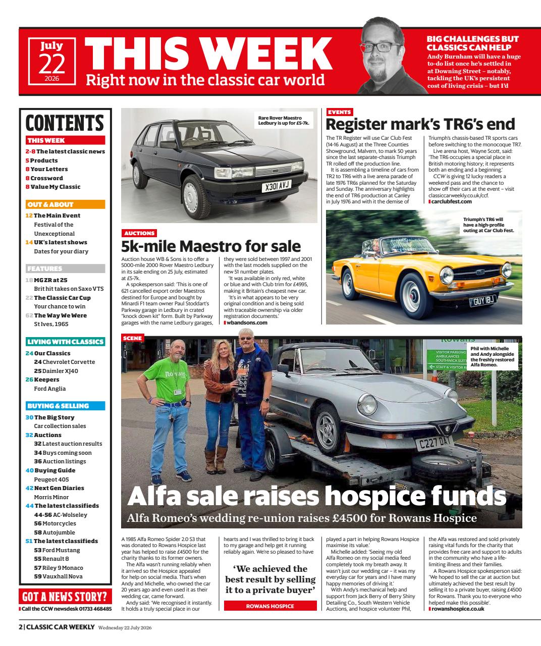 Classic Car Weekly Preview Pages