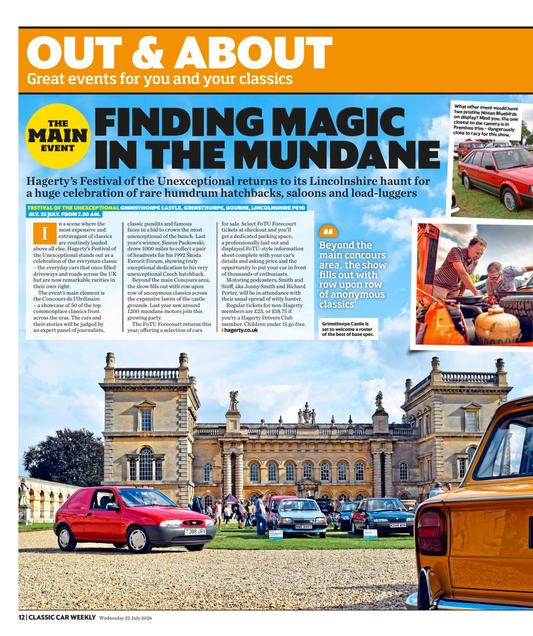 Classic Car Weekly Preview Pages