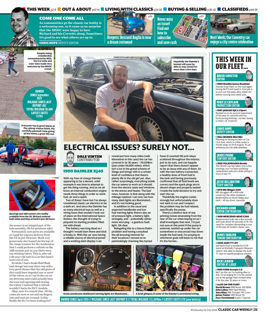 Classic Car Weekly Preview Pages