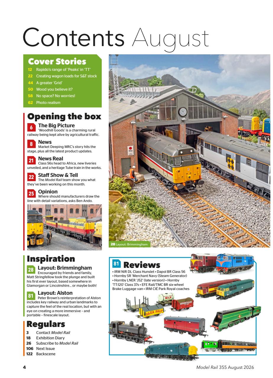 Model Rail Preview Pages