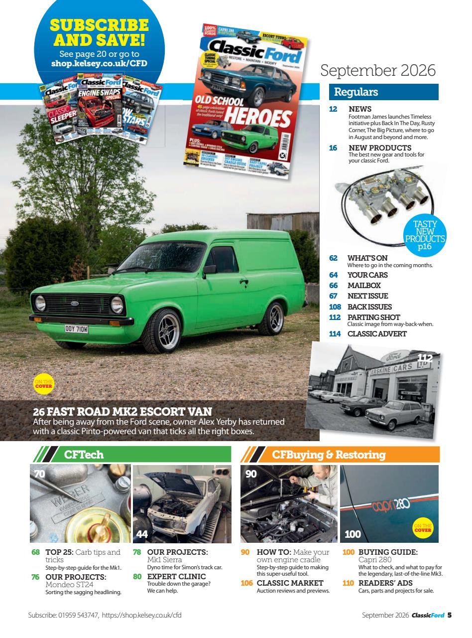Classic Ford Preview Pages