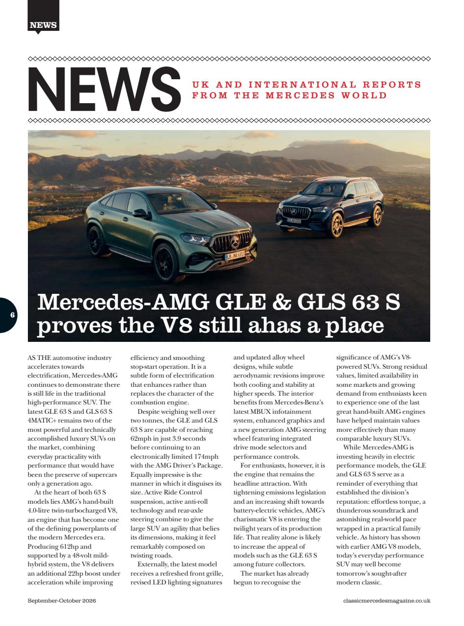 Classic Mercedes Preview Pages