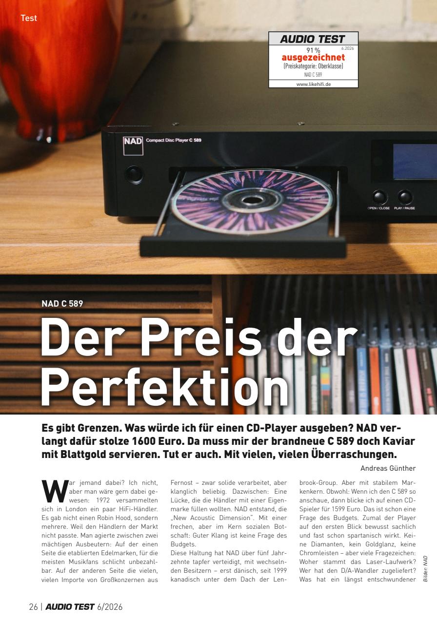 Audio Test Preview Pages