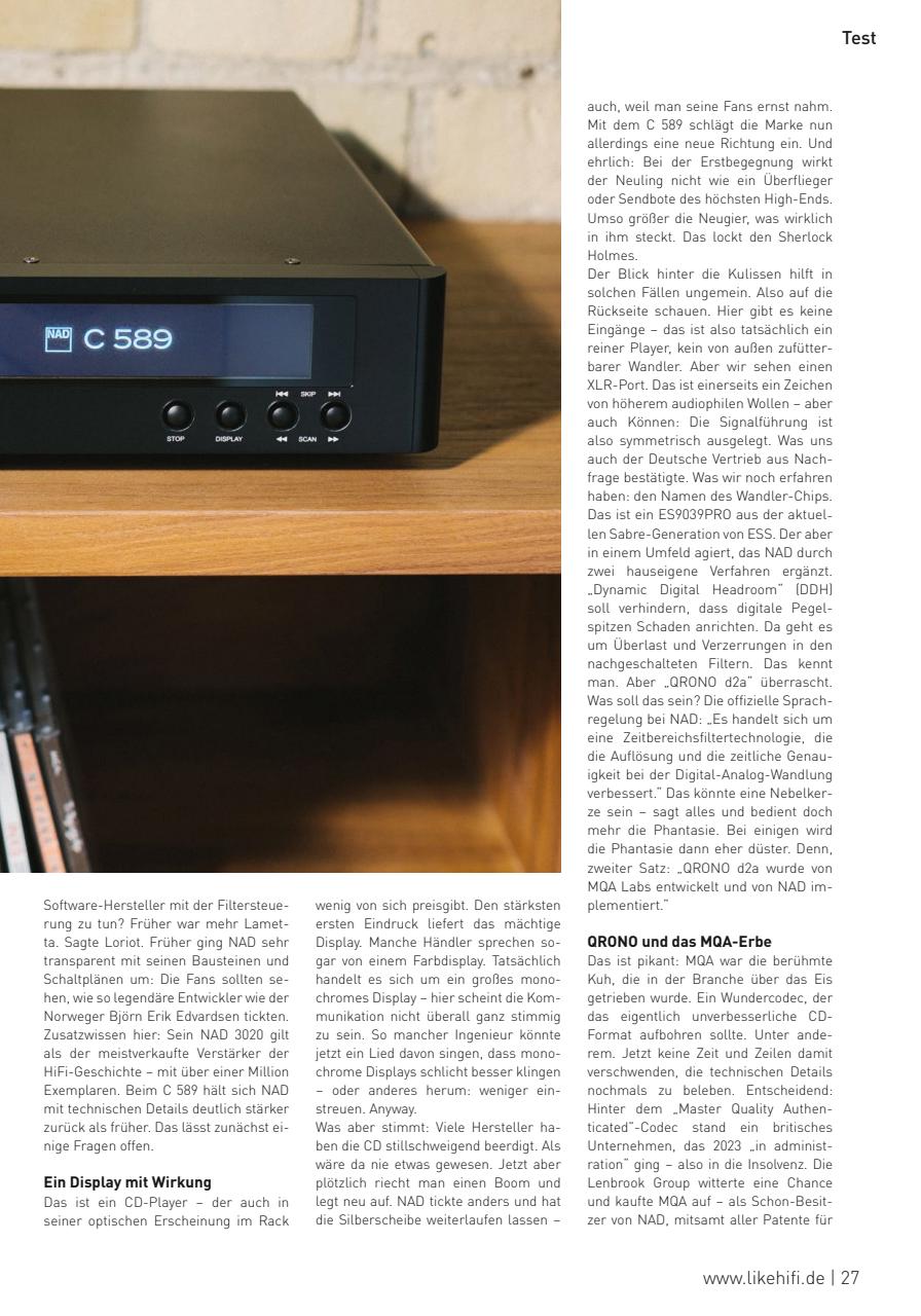Audio Test Preview Pages