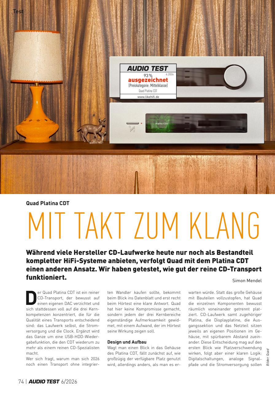Audio Test Preview Pages