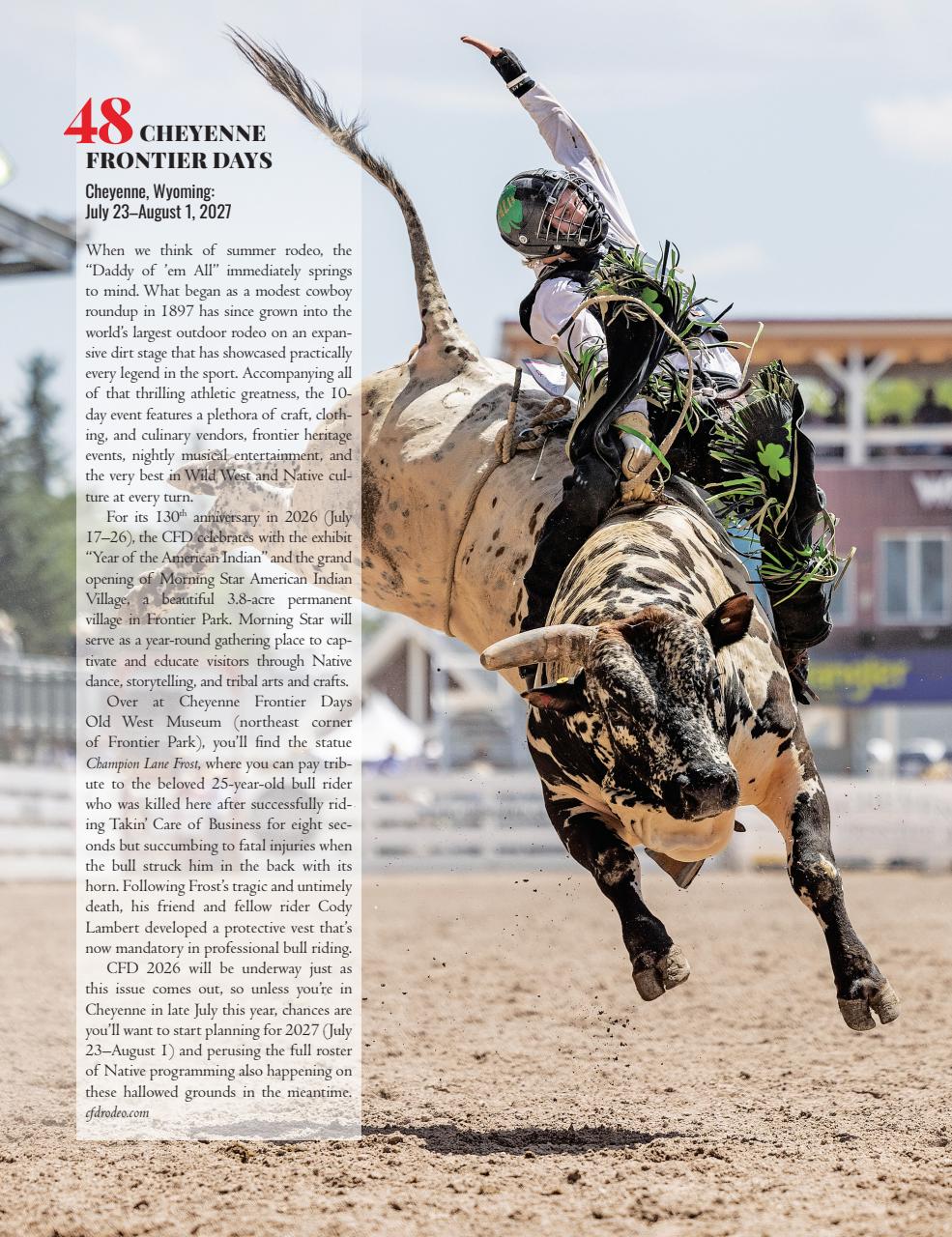 Cowboys and Indians Preview Pages
