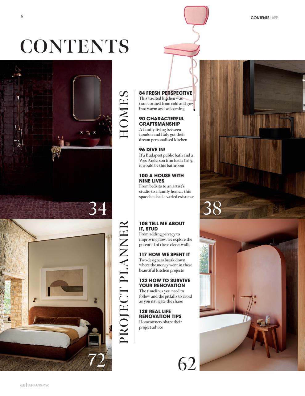 Kitchens Bedrooms & Bathrooms magazine Preview Pages