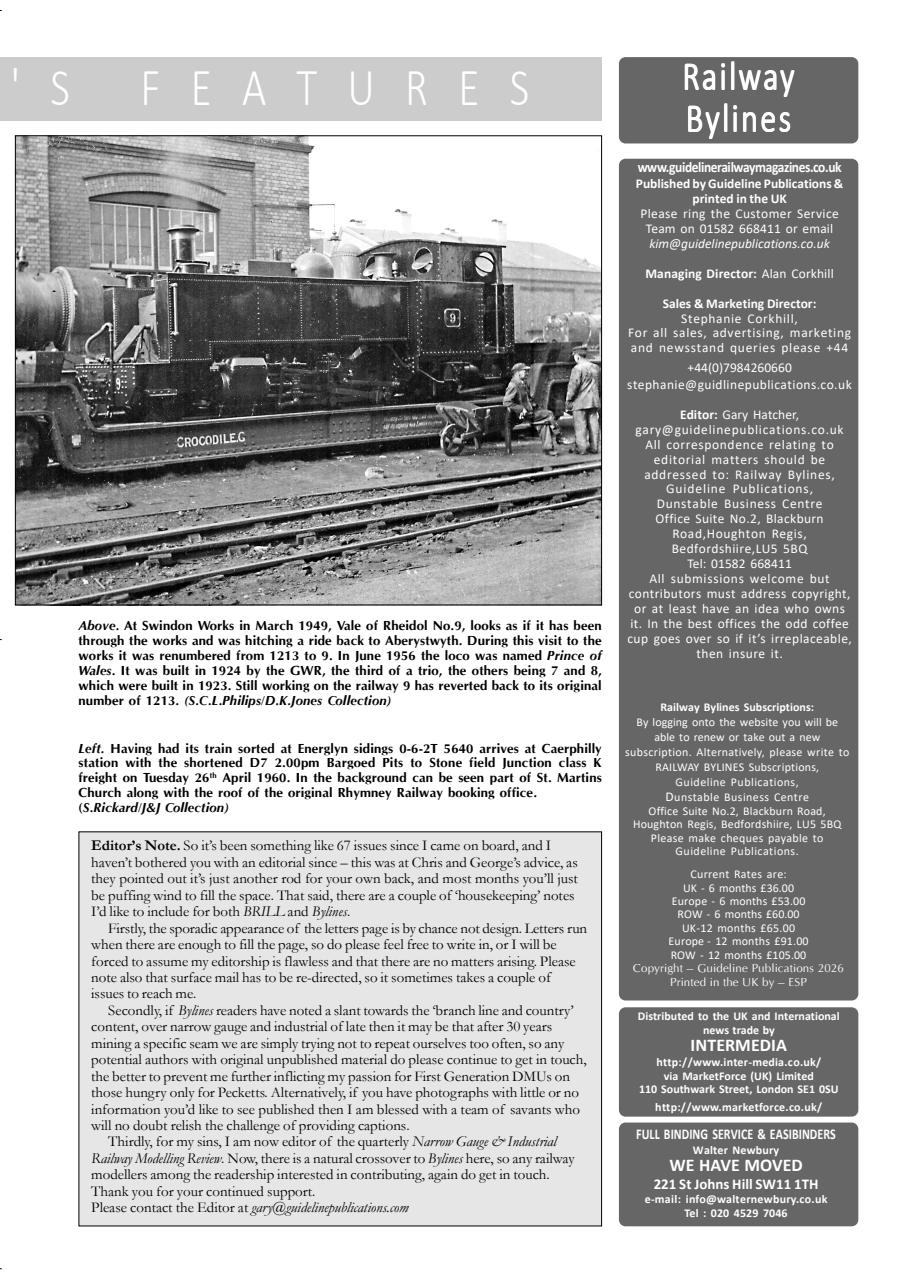Railway Bylines Preview Pages