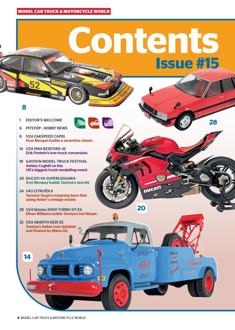 Model Car Truck Motorcycles World Preview Pages