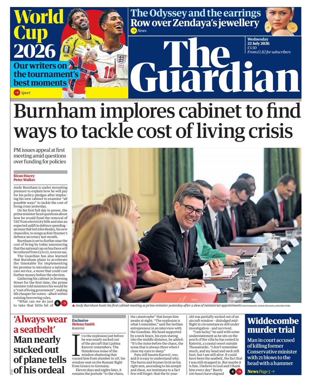 The Guardian Newspaper Preview Pages
