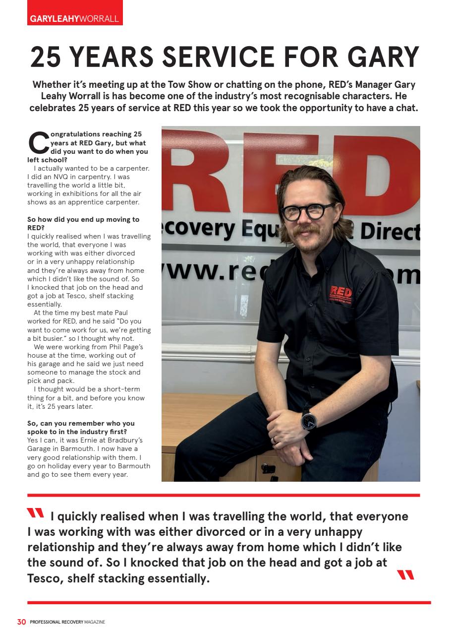 Professional Recovery Magazine Preview Pages