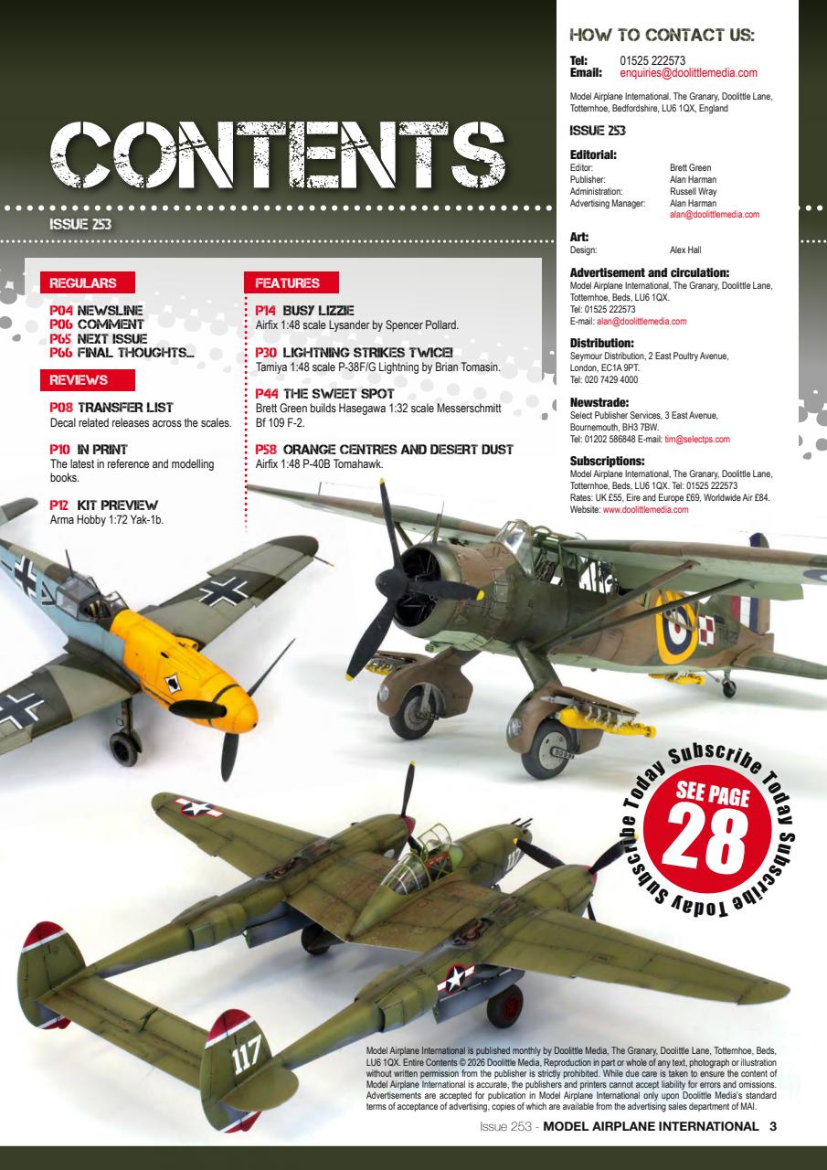Model Airplane International Preview Pages