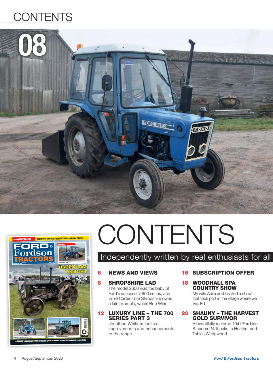 Ford & Fordson Preview Pages