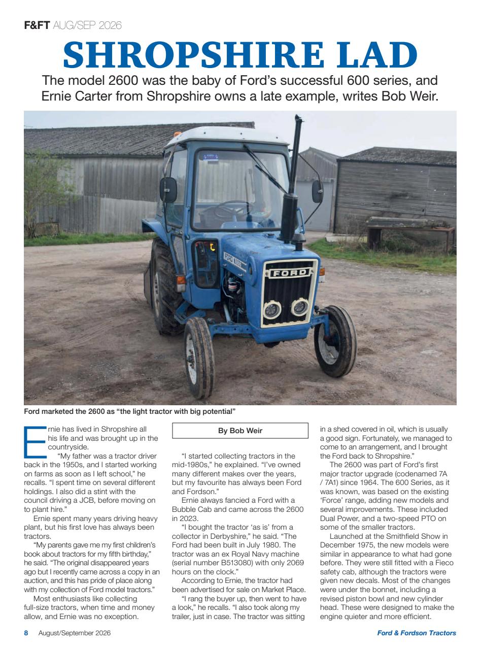 Ford & Fordson Preview Pages