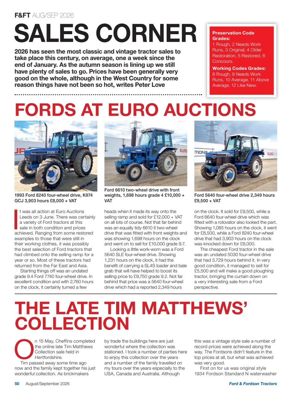 Ford & Fordson Preview Pages