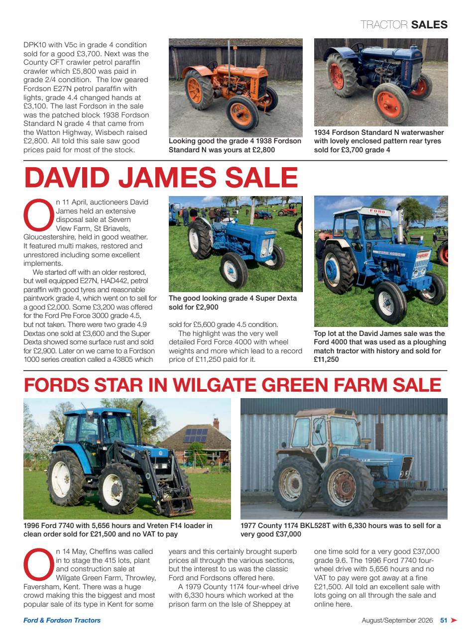 Ford & Fordson Preview Pages