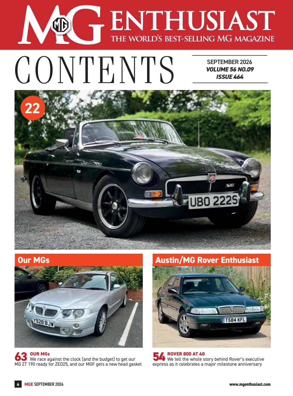 MG Enthusiast Preview Pages
