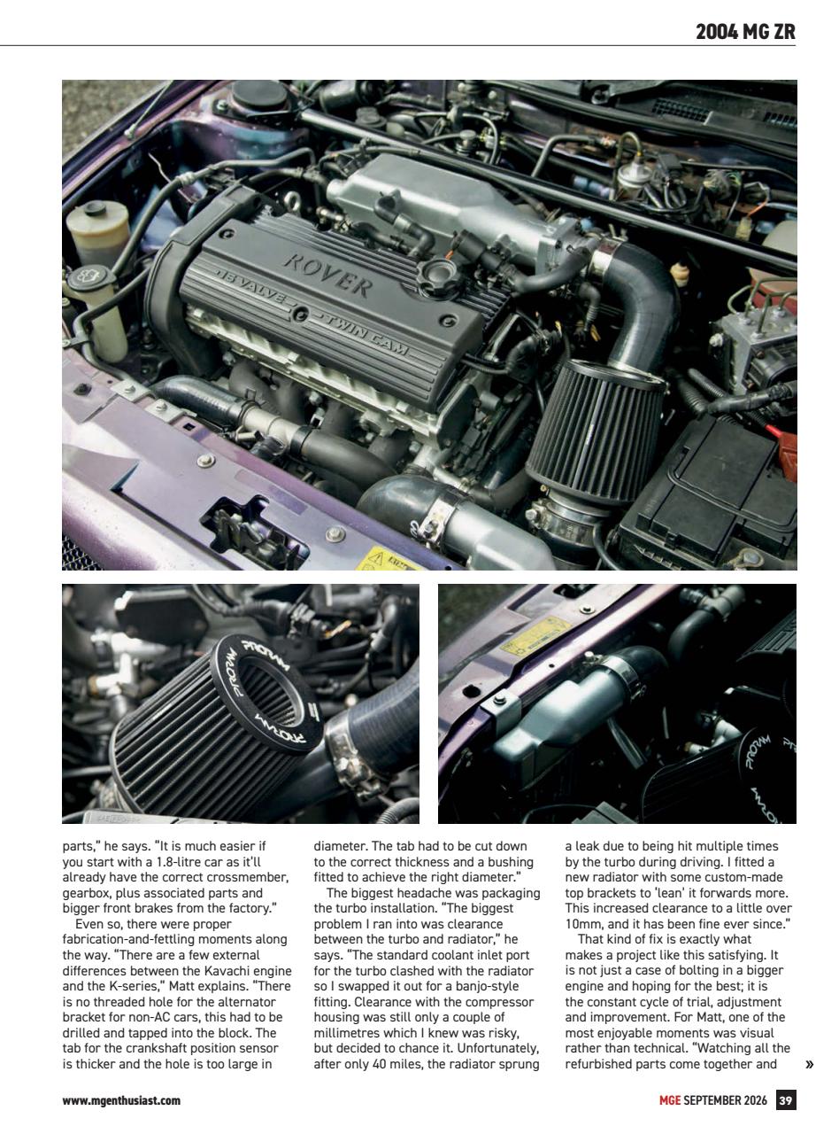 MG Enthusiast Preview Pages