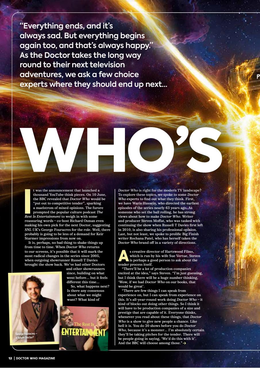 Doctor Who Magazine Preview Pages