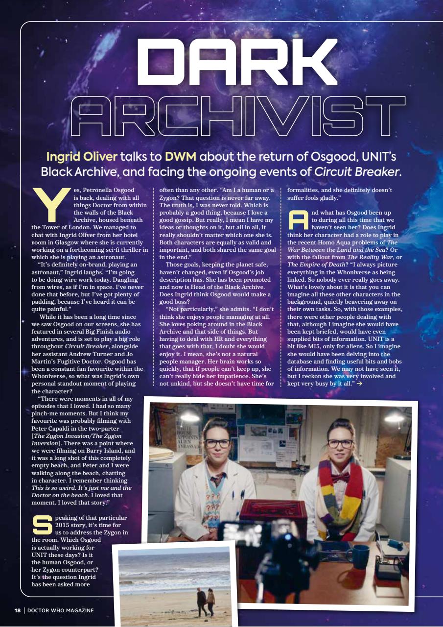 Doctor Who Magazine Preview Pages