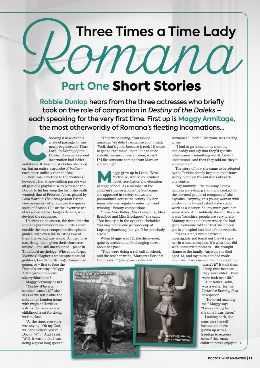 Doctor Who Magazine Preview Pages