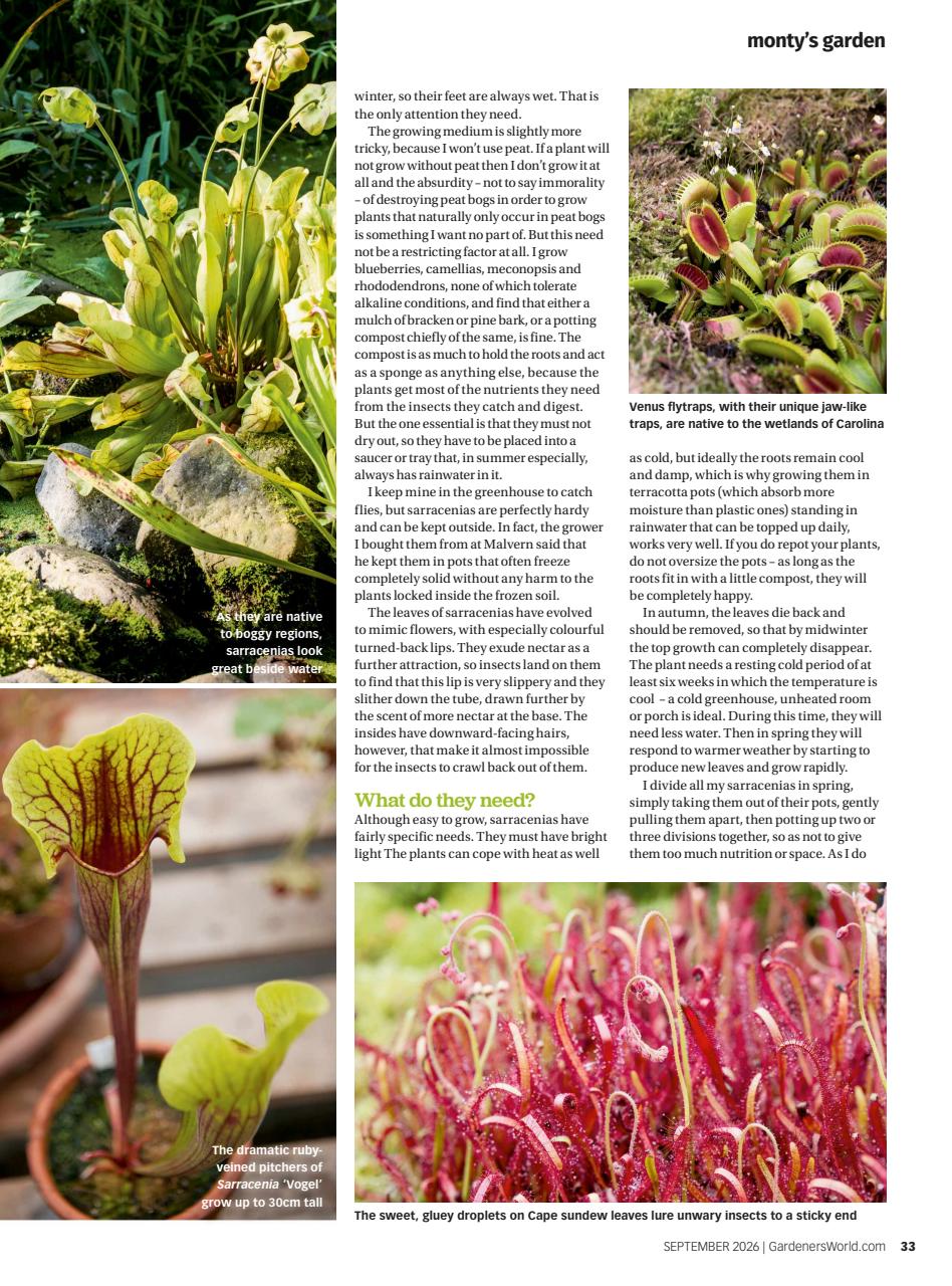 BBC Gardeners’ World Magazine Preview Pages