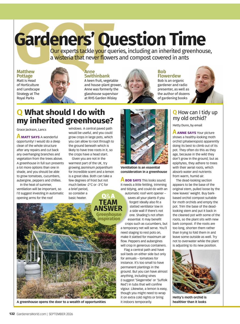 BBC Gardeners’ World Magazine Preview Pages