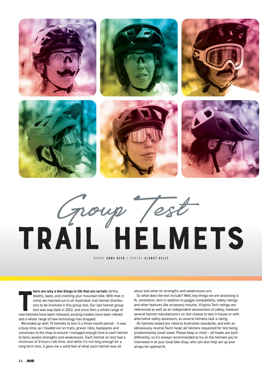 Australian Mountain Bike (AMB) Magazine Preview Pages
