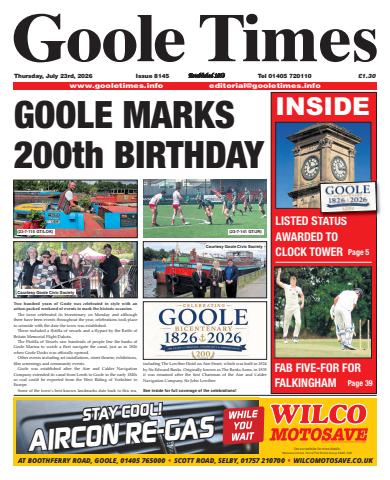 Goole Times issue July 23rd 2026
