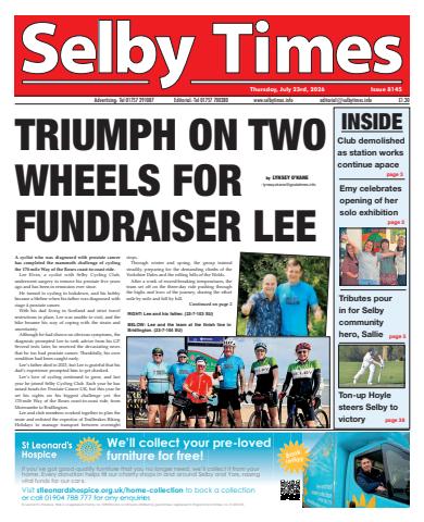 Selby Times issue July 23rd 2026