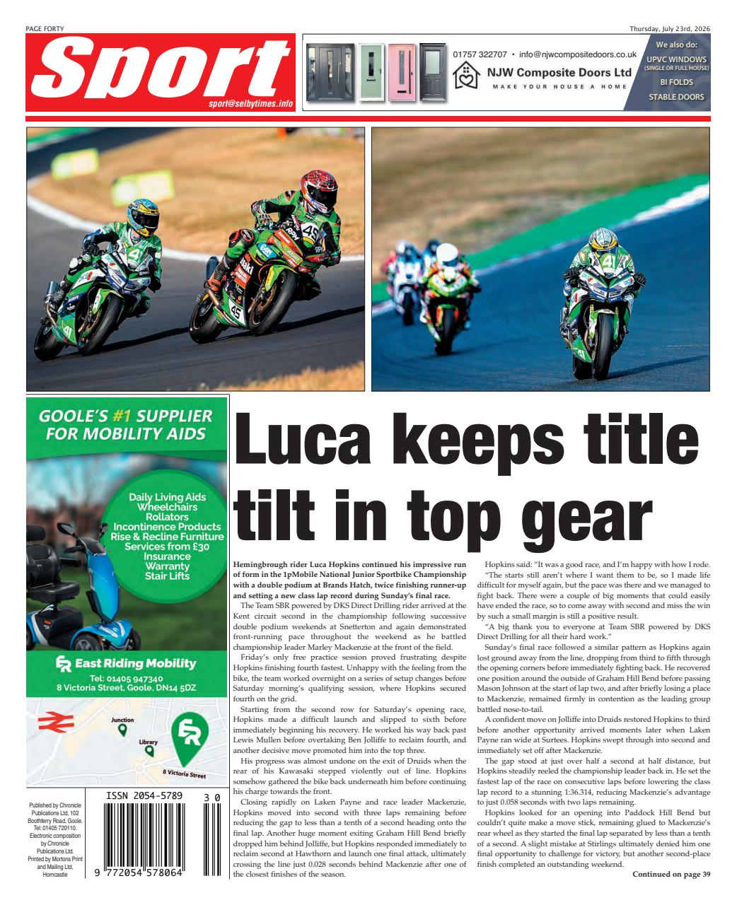 Selby Times Preview Pages