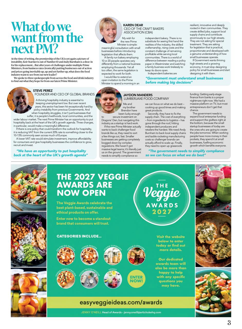 Speciality Food Preview Pages