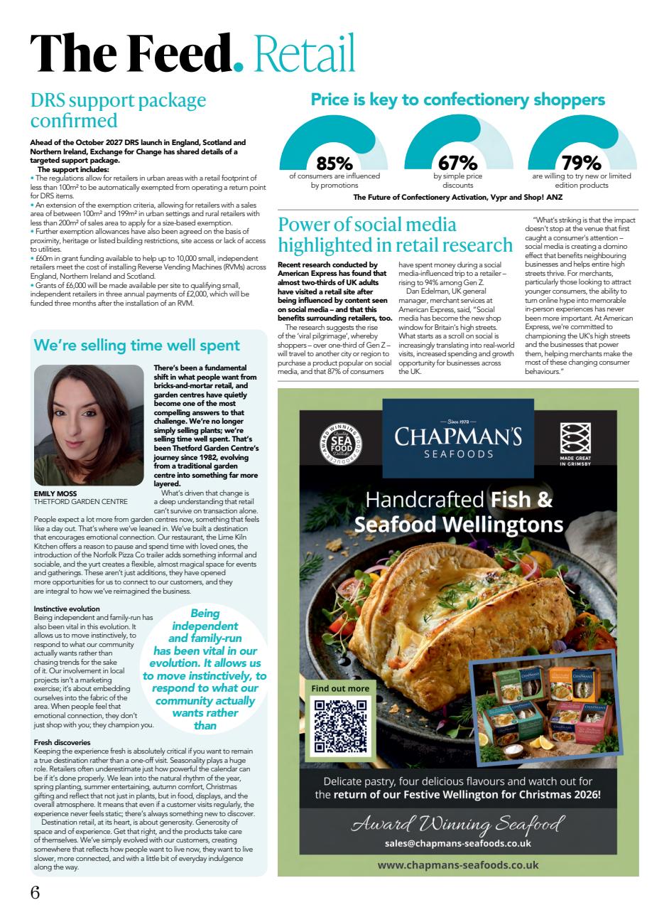 Speciality Food Preview Pages