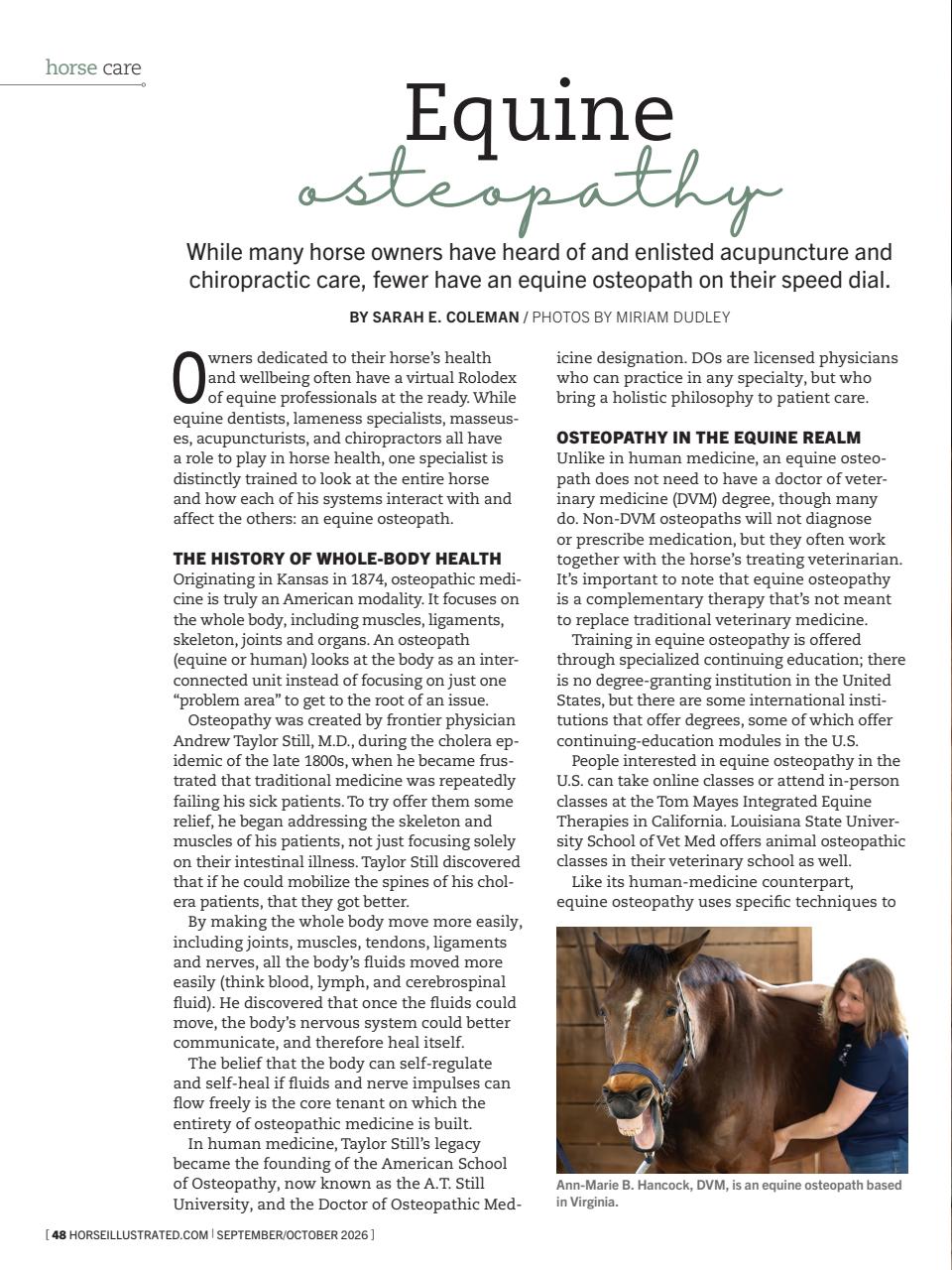 Horse Illustrated Magazine Preview Pages