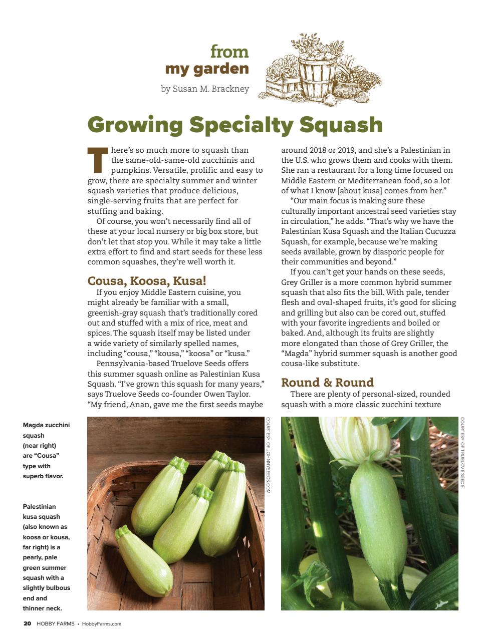 Hobby Farms Magazine Preview Pages