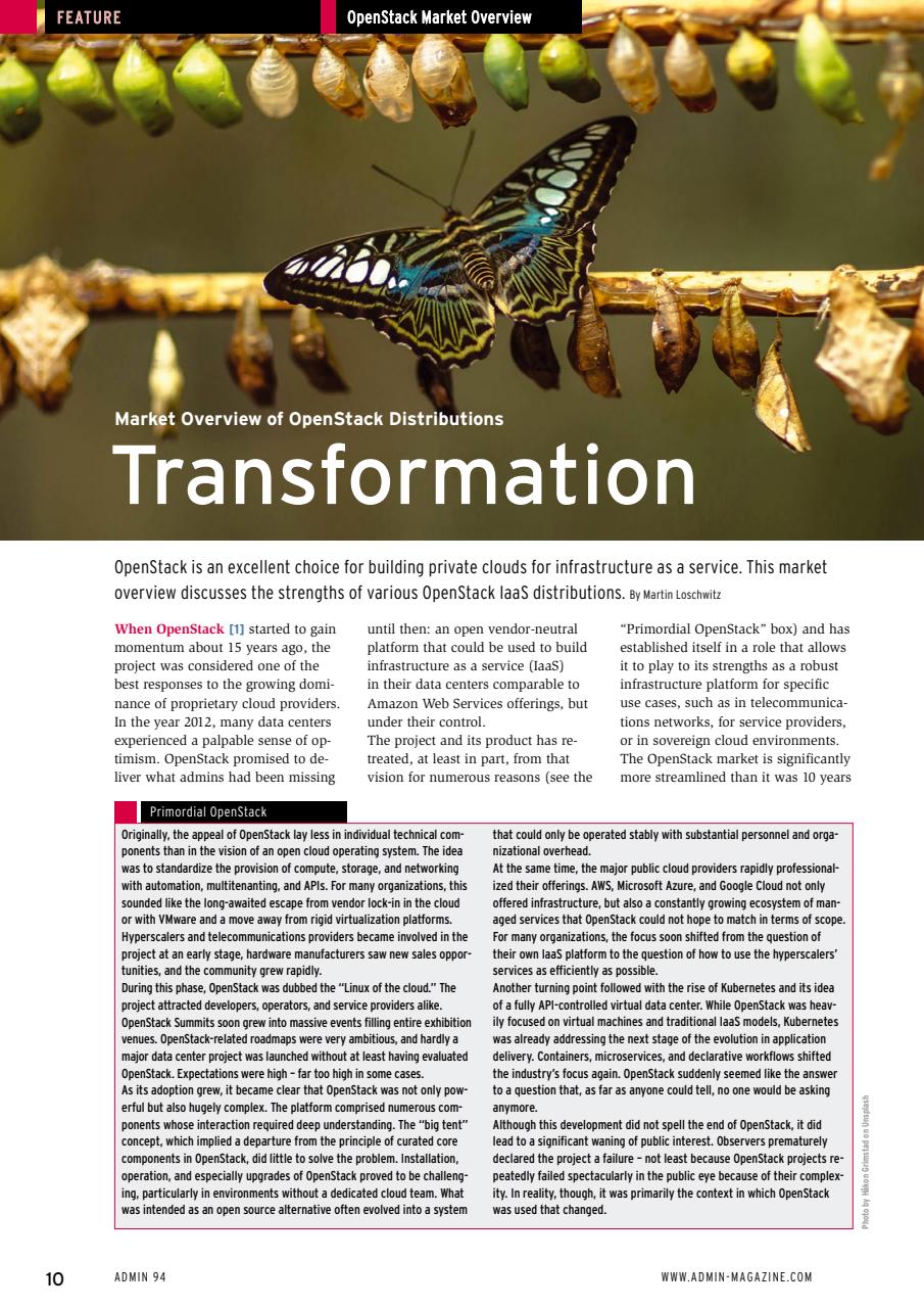 ADMIN Magazine Preview Pages