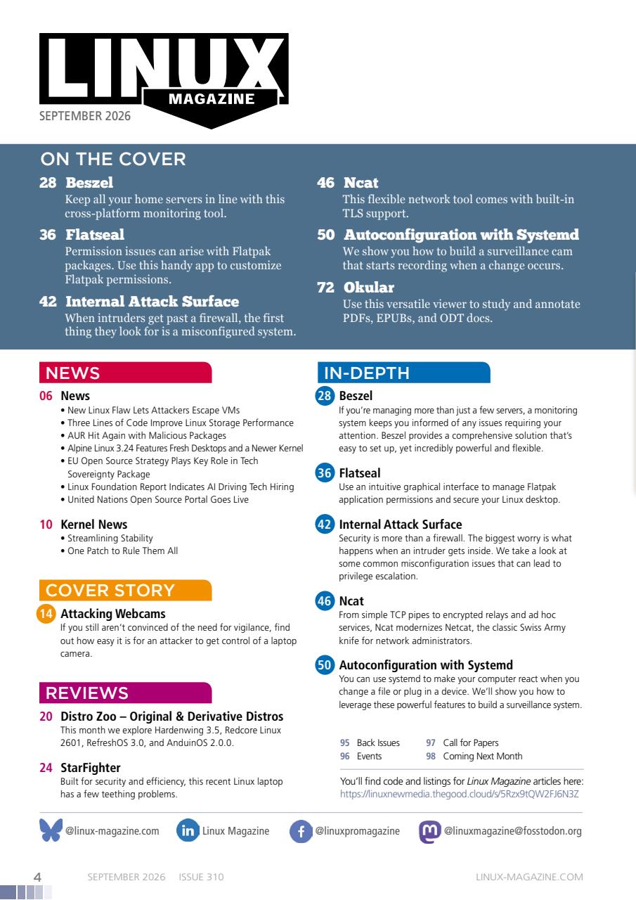 Linux Magazine Preview Pages
