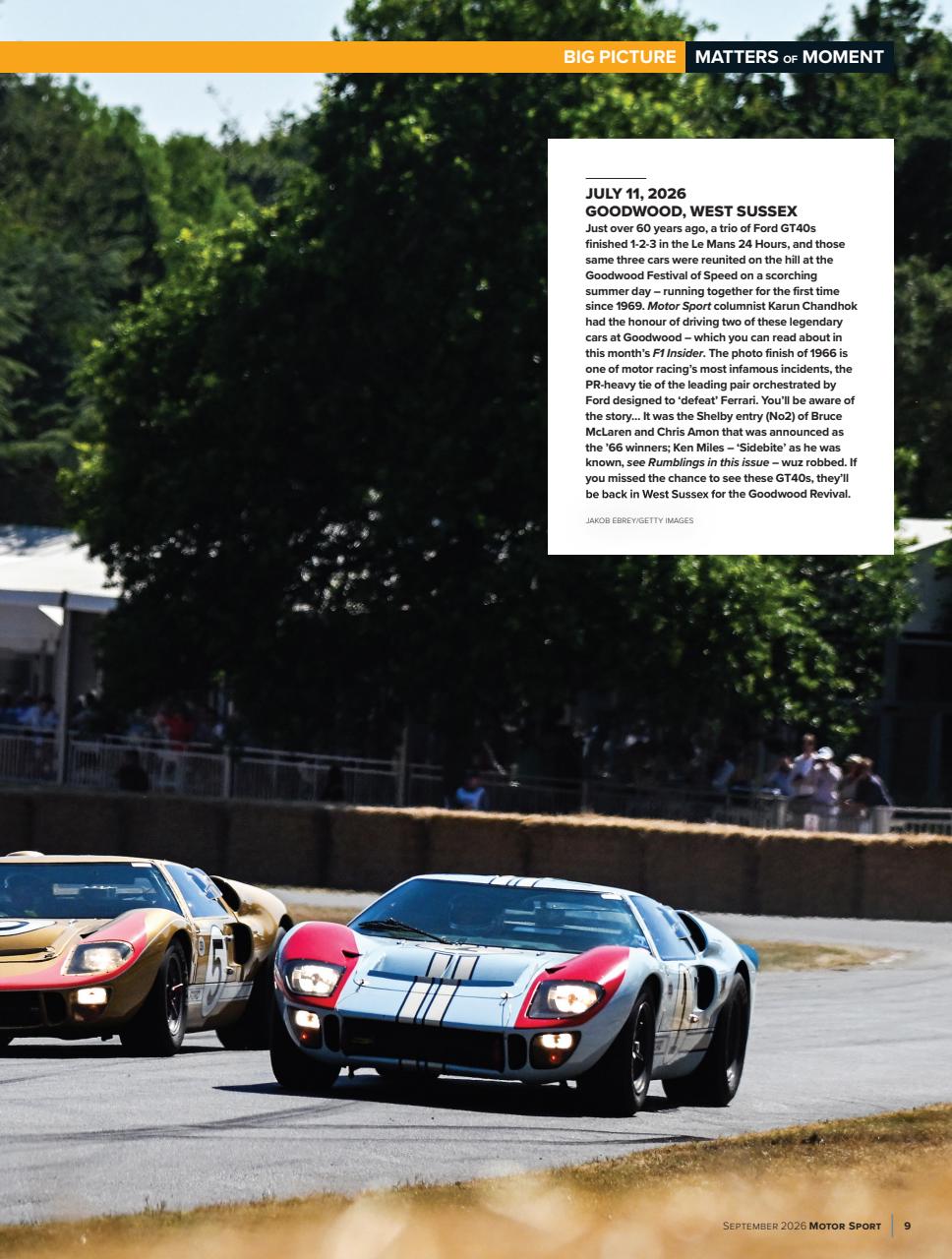 Motor Sport Magazine Preview Pages