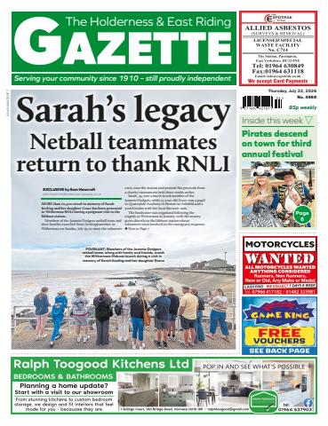Holderness Gazette July 23, 2026 issue Holderness Gazette July 23, 2026